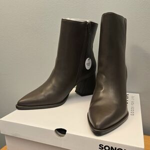 Sonoma Dark Brown Ankle Booties